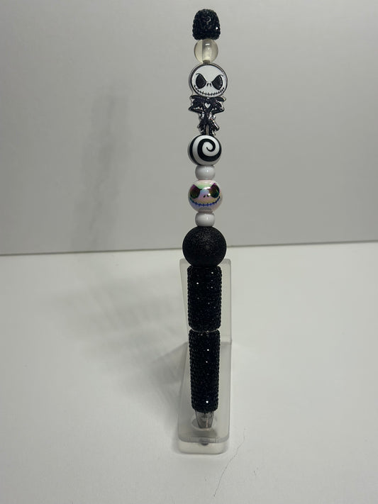 Custom nightmare before Christmas beaded pens