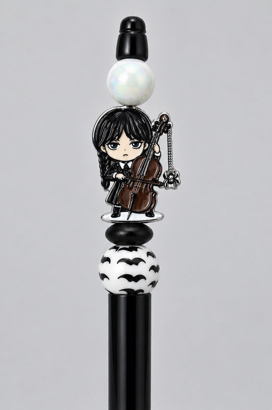 Wednesday Adams Themed Pens