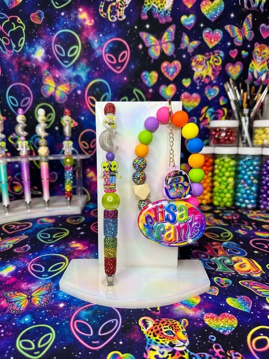 Lisa Frank Pen and key chain sets