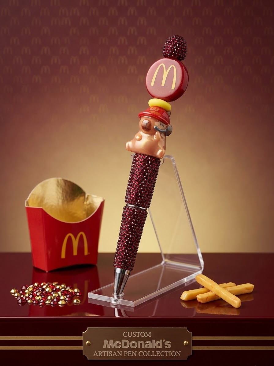 Capybara McDonald’s worker custom pen