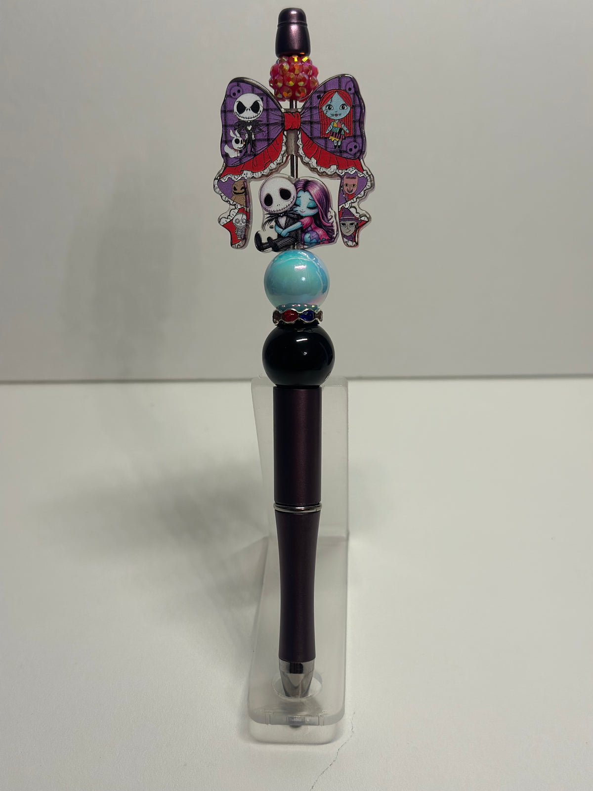 Custom nightmare before Christmas beaded pens