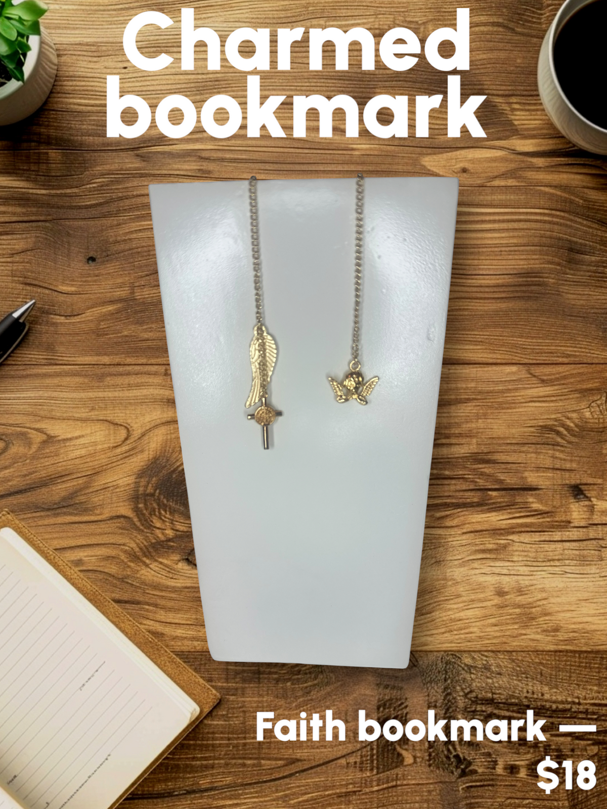 Charmed chain bookmark