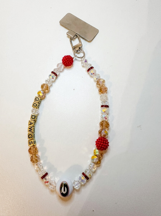 Georgia Bulldogs phone chain accessories
