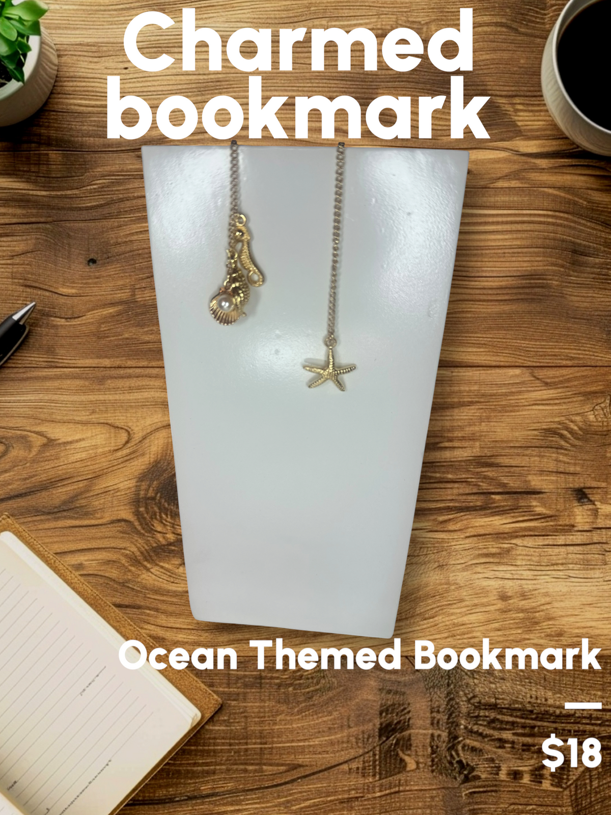 Charmed chain bookmark