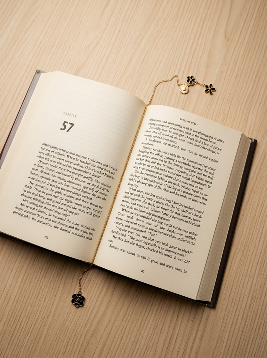 Charmed chain bookmark