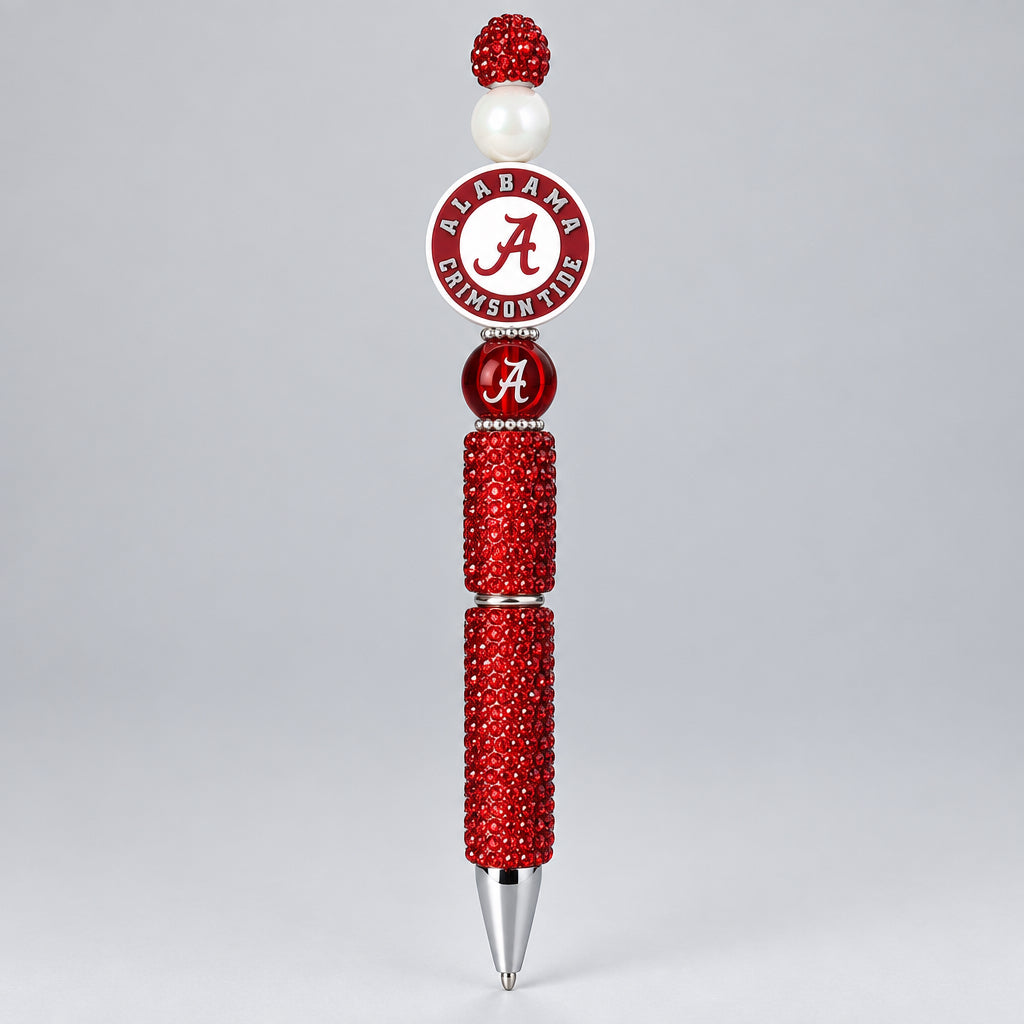 College Football Custom Pen with rhinestones