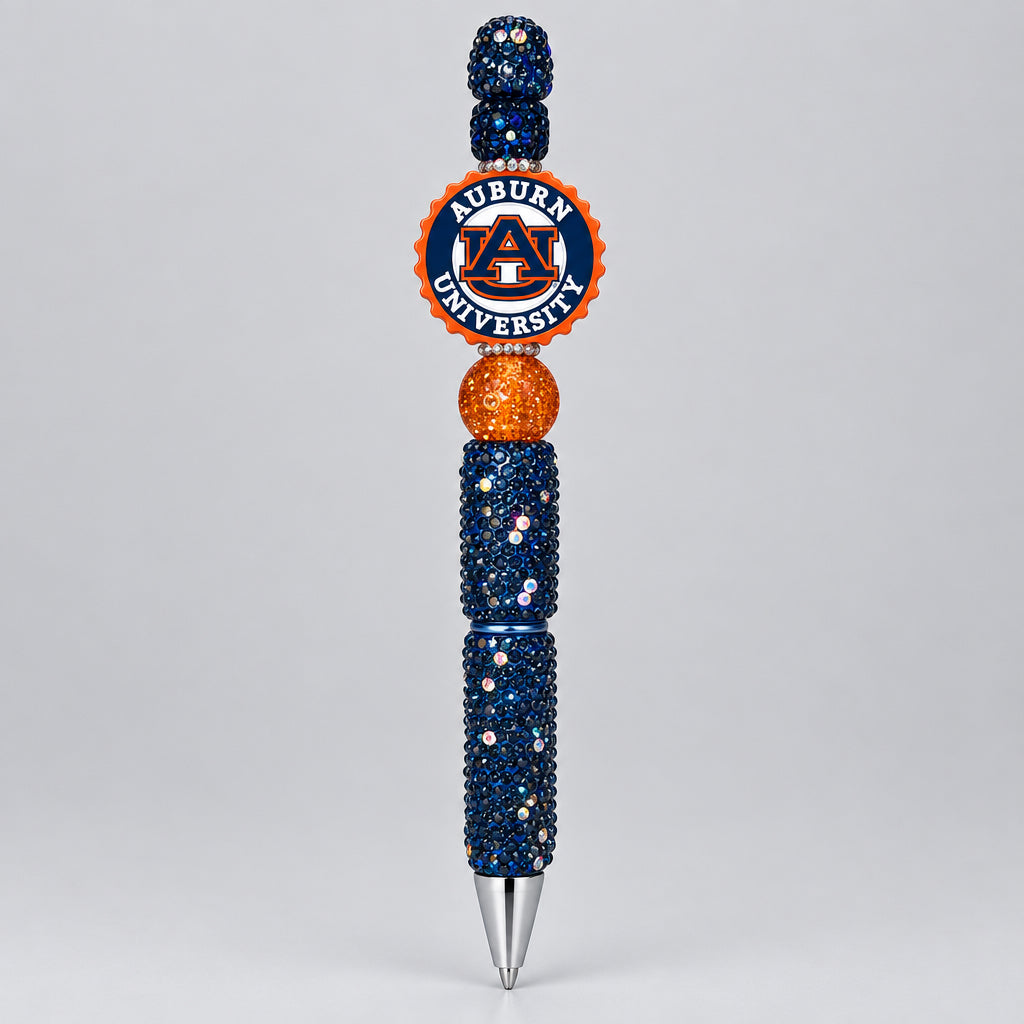 College Football Custom Pen with rhinestones
