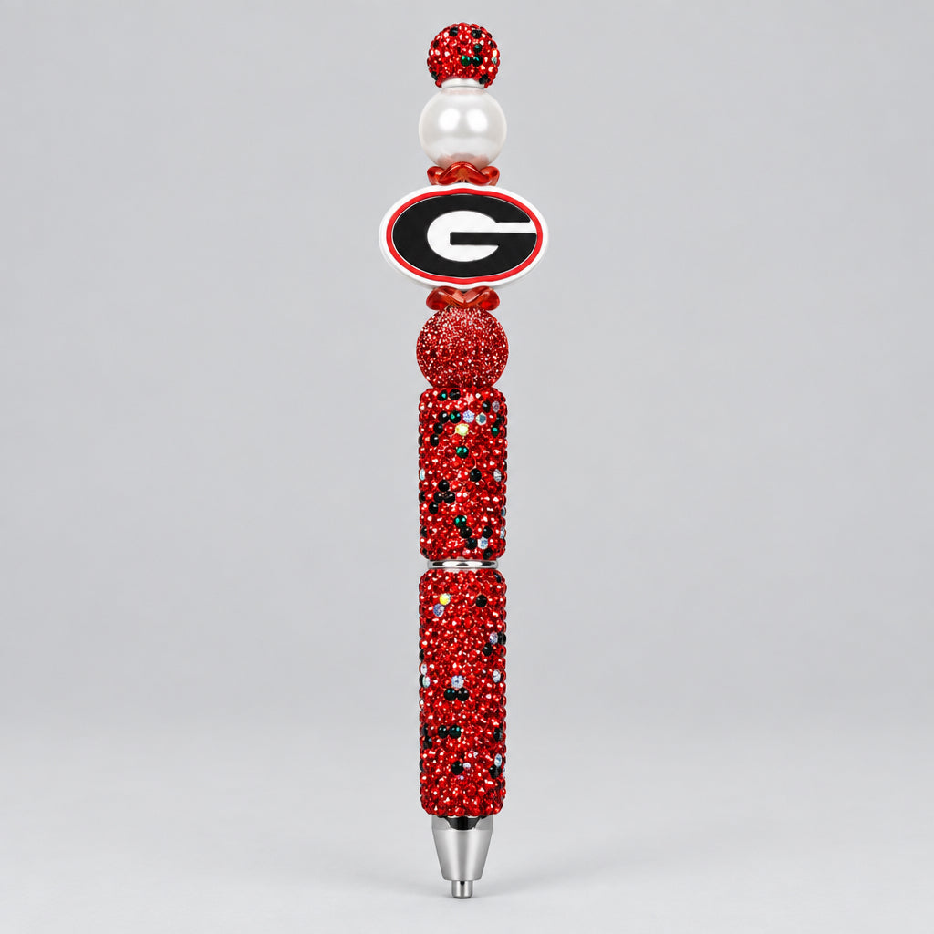 College Football Custom Pen with rhinestones
