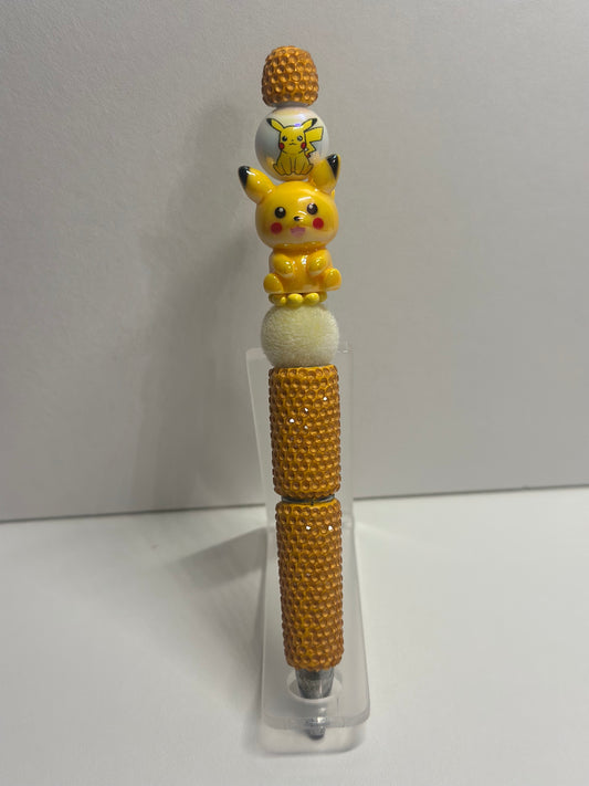 Pokémon Rhinestone Beaded Pen with 3D Focal