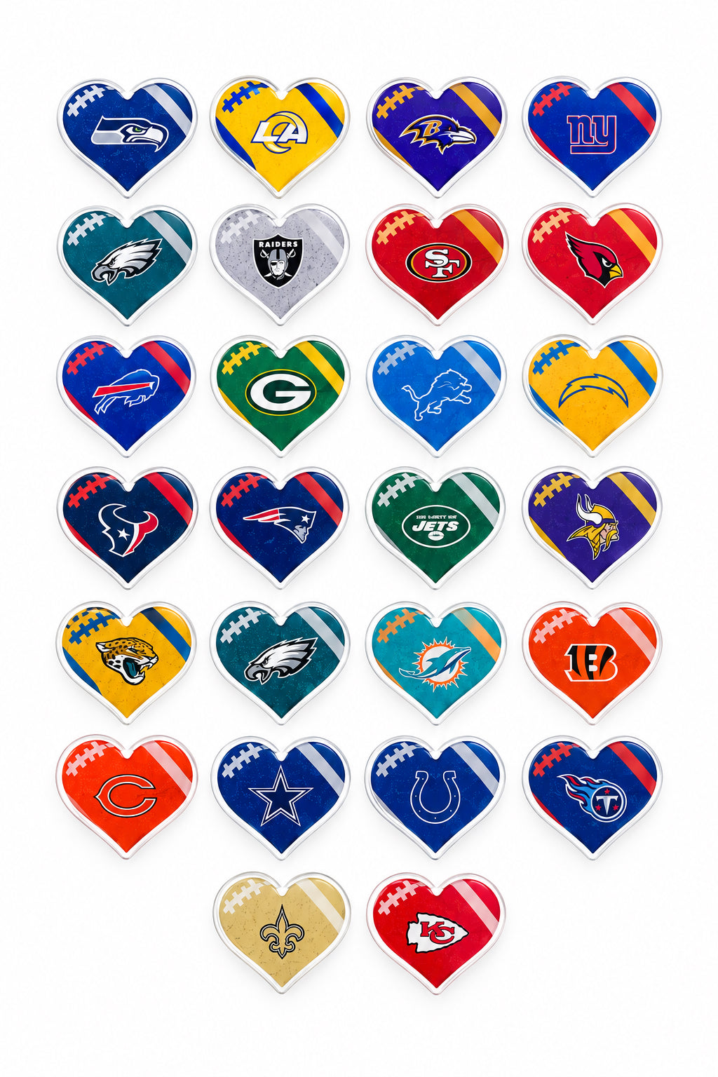 Custom NFL Team ID Badge