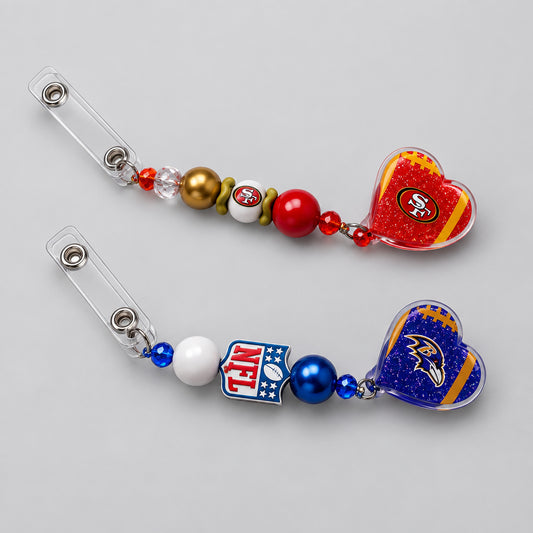 Custom NFL Team ID Badge