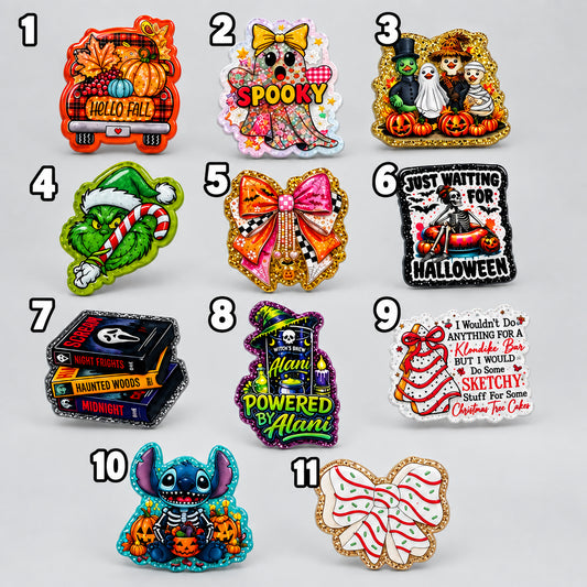 Holiday Nurse RN ID Badge Reels