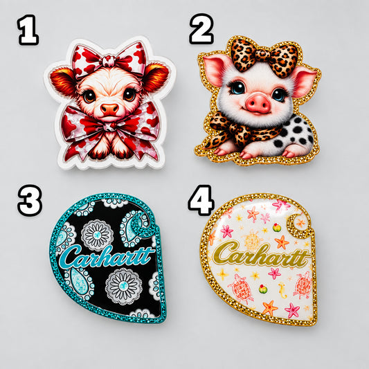 Cute Country Nurse RN ID Badge Reels