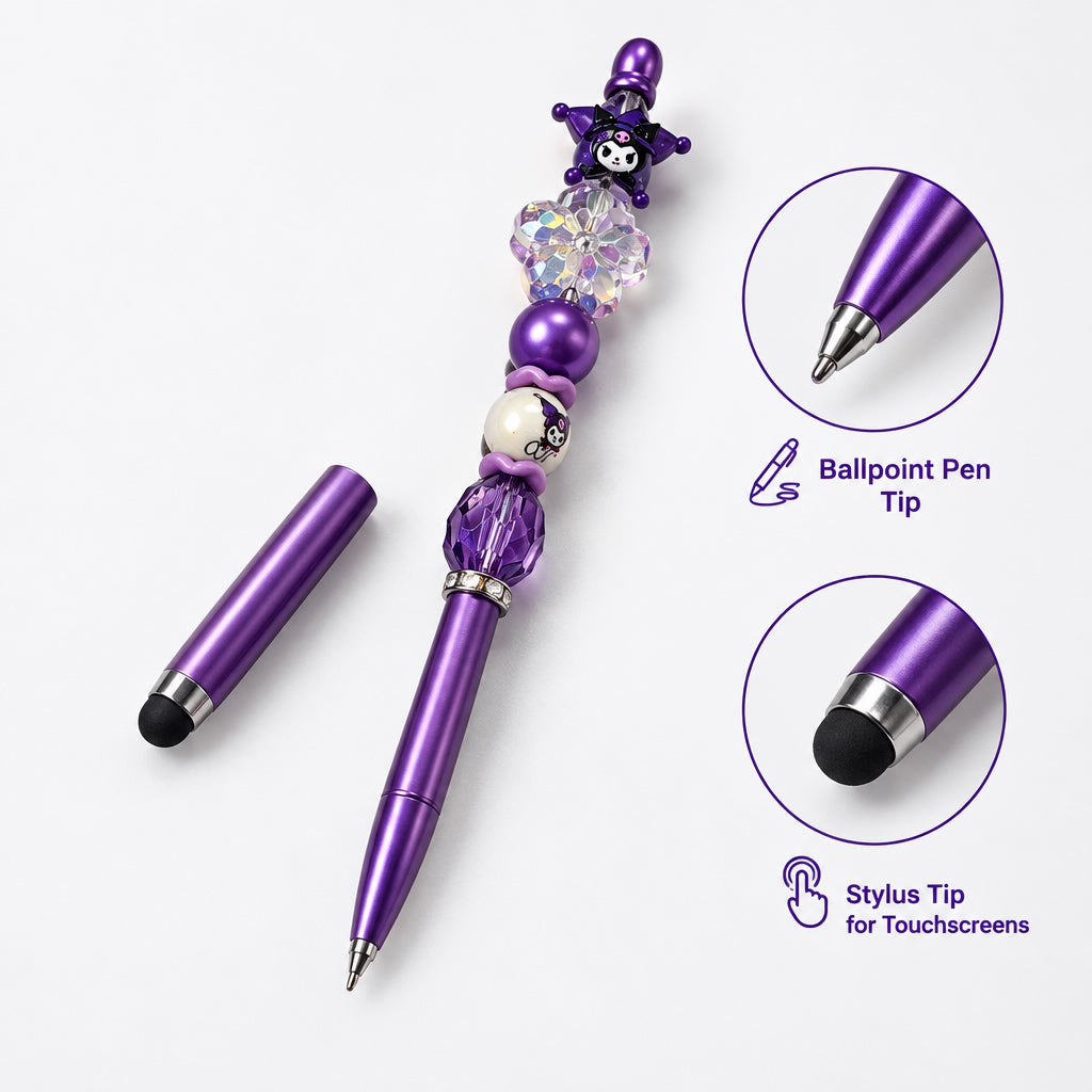 Kuromi Custom 2-in-1 Stylus Pens