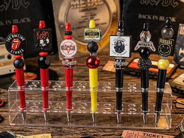 Rock band pens-Rolling stones, Ozzy, nirvana, Guns and Roses and more