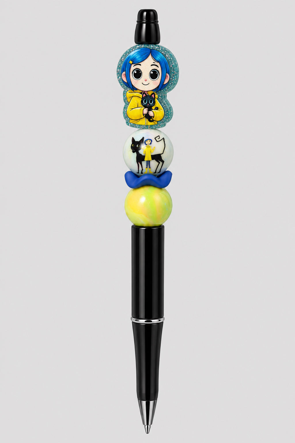 Coraline themed Pens