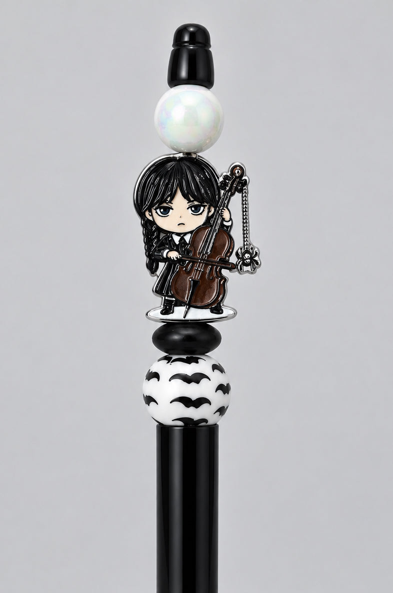 Wednesday Adams Themed Pens