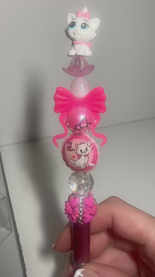 Character custom pens - Marie Cat_ Daisy Duck_ eryore
