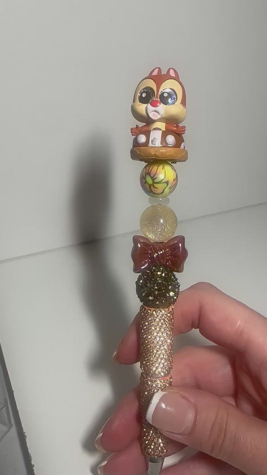 Chip & Dale riding go cart doorable custom pen