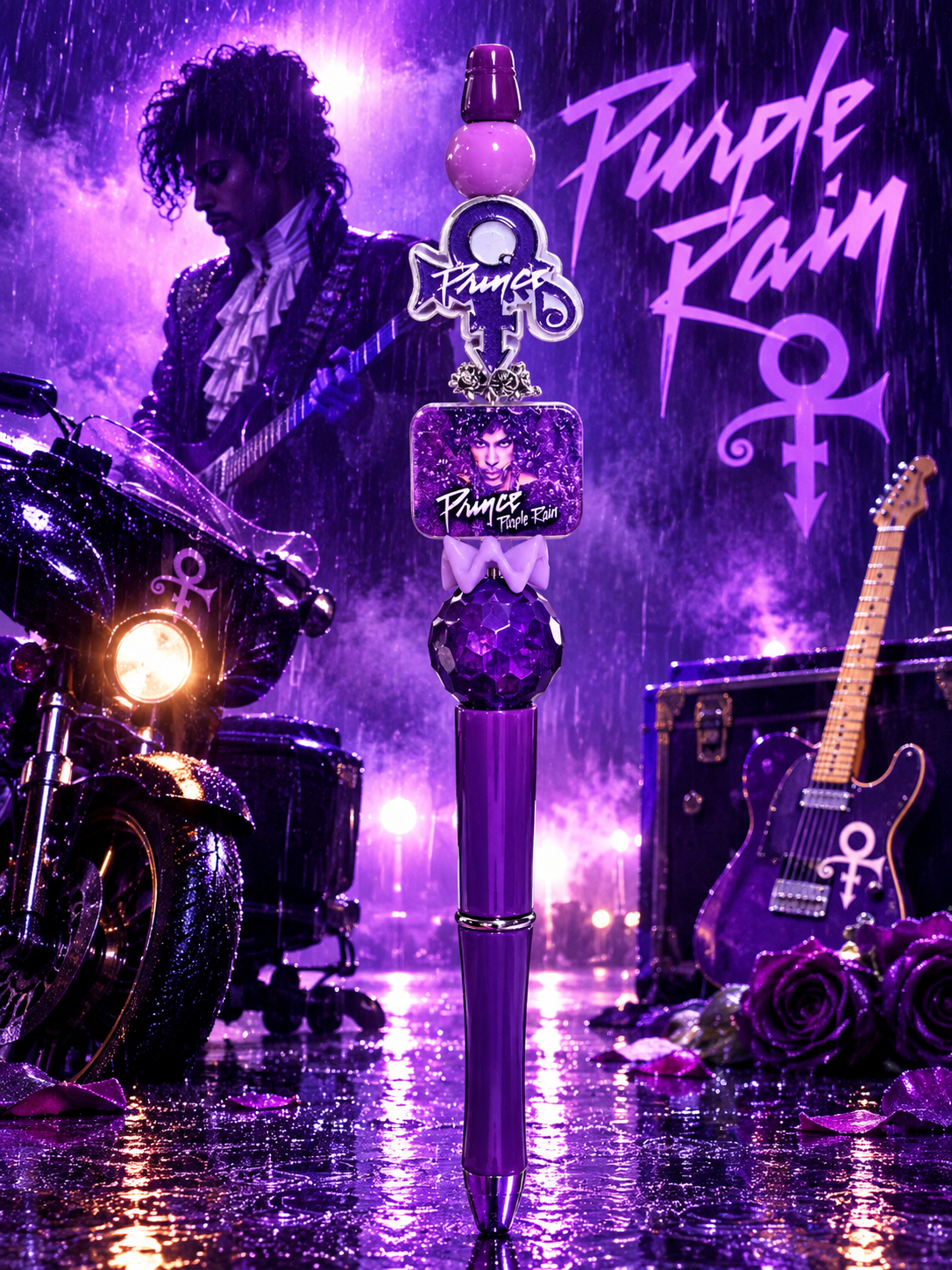 Prince Purple Rain Custom Pen
